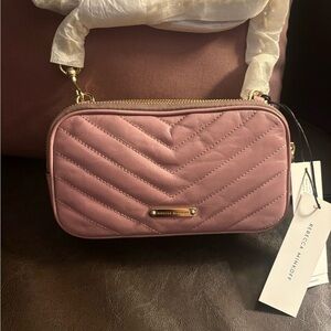 Rebecca Minkoff Mauve Quilted Crossbody Bag
